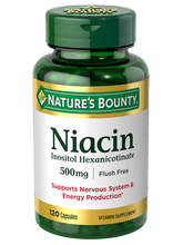 Flush Free Niacin 500 mg, 120 Capsules